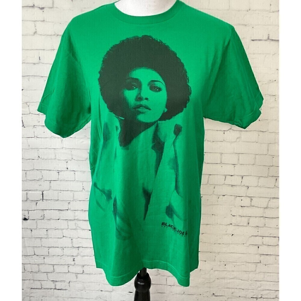 Tultex Black Joe Lewis And The Honeybears Green Sz M Ringspun Cotton T Shirt T1